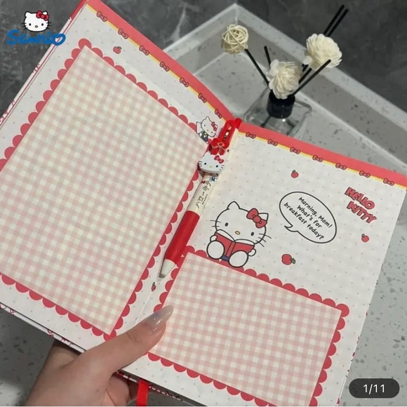 New Hardcover Sanrio Hello Kitty Journal Tablet - Picture 6 of 11
